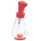 image of Browne USA 83758005 CUISIPRO Foam Pump Dispenser, Red Plastic, 2.7" x 2.7" x 8.25", 75% Soap Use