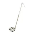 image of Browne USA 994112WH Ladle, 1-1/2 oz, 10-4/5" Length, White Stainless Steel, Heat‑Resistant 392°F