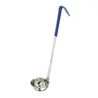 image of Browne USA 9942BLU Ladle – 2‑5 oz, 10‑4/5" Length, Stainless Steel Blue, Heat‑Resistant, Handle