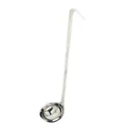 image of Browne USA 9943IVR Ladle, 3 oz, 11.1" Ivory Stainless Steel, Heat‑Resistant 392°F, One‑Piece Handle