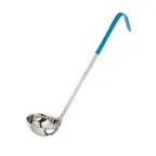 image of Browne USA 9946TL - 6 oz Teal Ladle, 13" Length, Stainless Steel One-Piece, Heat‑Resistant to 392°F