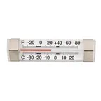 image of Browne USA FT84028 Freezer Thermometer 1-7/8" W x 12" H -40° to 80°F, ±2°F, Dual‑Face Display, NSF