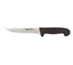 image of Browne USA PC1286 Boning Knife, 6" High Carbon Steel Blade, Black Plastic Handle, NSF