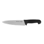 image of Browne USA PC1298 Chef Knife – 8" High Carbon Steel Blade, Black Handle, 7‑9" Length