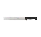 image of Browne USA PC15410 Slicer Knife, 10" German Steel Blade, Black ABS Handle, NSF