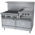 image of Garland US Range GFE60-6R24CR Gas 60" Restaurant Range
