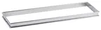 image of Louis Tellier 865310 - Stainless Steel Pastry Ring 13.7"W x 4.33"D x 0.78"H Rolled Edge 4/10 Thick