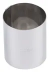image of Louis Tellier 865690 Ice Cream Cake Ring, 3.54" Dia x 2.36" H, Thickness 0.1", Round Stainless Steel