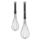 image of Louis Tellier NC077 Balloon Whisk – 17-3/4" Stainless Steel, Dishwasher Safe, France, Kitchen Tool