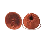 image of Louis Tellier SFT600 Silicone Mold, 9-7/16" Dia x 4" H, Food‑Grade Non‑Toxic Non‑Stick Coated