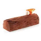image of Louis Tellier WOOD01 - Black Silicone Baking Mold, 9.7" x 3.5" x 2.7" (44 oz) Wood Imprint