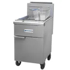 image of Standard Range SR-F5-NG 21" Floor Model Gas Deep Fryer, Full Pot, Natural Gas, 80 Ibs, 150.000 BTU