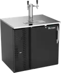 image of Victory VDD36HC-B Direct Draw Keg Cooler, 36"×30"×49", 10.2 Cu Ft, Faucets, 1/2‑Barrel 2‑Keg, R290