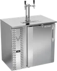 image of Victory VDDN36HC-S Draft Keg Cooler 36"W×26-1/8"D×49-5/16"H 1/2-Barrel SSFT Lock 2F R290 1/4 HP 115V
