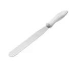 image of Browne USA 574390 - Spatula, 15" x 10" x 1.5" Steel Blade, White Nylon Handle HeatResist 446°F, NSF