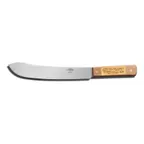 image of Dexter 012-12BU Butcher Knife, 12" Stamped Blade, High-Carbon Steel, Beech Wood Handle