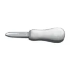 image of Dexter 10843 Oyster Knife, 2‑3/4" New Haven Pattern, DEXSTEEL Blade, White Handle, NSF