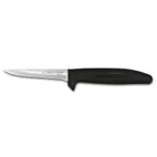 image of Dexter 11053 SofGrip Boning Knife, 3‑3/4" Blade, High‑Carbon Steel, Black Non‑Slip Handle, Stamped