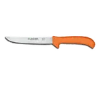 image of Dexter 11243 Sani‑Safe Boning Knife 6" Stiff Blade Stainless Steel Orange Poly Non‑Slip Handle