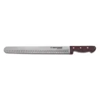 image of Dexter 13062 14" Roast Slicer, Duo‑Edge Steel Blade, Stamped Rosewood Handle, Made in USA