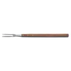 image of Dexter 14050 22" Broiler Fork, 6½" Stainless Steel Blade, 15½" Beech Wood Handle, Scorched