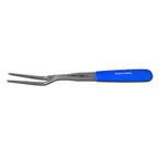 image of Dexter 14443H Blue Cook’s Fork, 8" Blade, 13" Length, Steel, Blue Polypropylene Handle, Made in USA