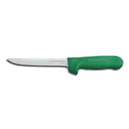 image of Dexter 1563G - 6" Boning Knife, Stainless Steel Blade, Green Polypropylene Handle, NSF