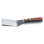 image of Dexter 16080 Stainless Steel Turner, 4" Blade x 2" Width, Offset, Rosewood Handle, Made in USA