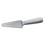 image of Dexter 19753 Pie Knife, 4‑1/2" x 2‑1/4" Offset Blade, 9" OA, Stainless Steel, White PP Handle, Made