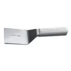 image of Dexter 19853 Sani‑Safe Hamburger Turner, 4" x 3" Steel Blade, White PP Handle, NSF