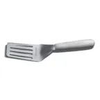 image of Dexter 19873 Sani-Safe Slotted Turner, 4" x 2-1/2" Stainless Steel Blade, White PP Handle