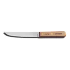 image of Dexter 2150 Traditional Boning Knife, 8" Wide Stamped Blade, High‑Carbon Steel, Beech Wood Handle