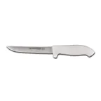 image of Dexter 24013 SofGrip Boning Knife, 6" Wide White Handle, DEXSTEEL Steel, NSF, Made in USA