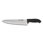 image of Dexter 24163B SofGrip 10" Knife, Steel Blade, Black Handle with Grip, NSF, Made in USA