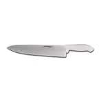 image of Dexter 24173 Chef Knife – 12" Carbon Steel Blade, White Soft‑Rubber Grip, NSF, Made in USA