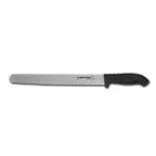 image of Dexter 24283B - 14" Duo-Edge Slicer Knife, Black Rubber Handle, SofGrip Grip, NSF, Made in USA