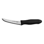image of Dexter 26043 Sani‑Safe Boning Knife, 6" Curved Stiff Stainless Steel Blade, Black Plastic Handle