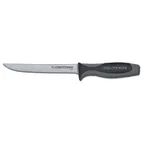 image of Dexter 29013 Boning Knife, 6" Narrow Blade, Black Plastic Handle, DEXSTEEL Steel, Made in USA