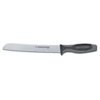 image of Dexter 29313 V-Lo Bread Knife, 8" Scalloped Edge, DEXSTEEL Stainless Steel, Black Handle, Stamped