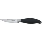image of Dexter 30408 iCut-PRO Paring Knife – 3½" Forged Spear‑Point Blade, Black Santoprene Plastic Handle