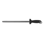 image of Dexter 30505 Sharpening Steel, 12" Black DEXSTEEL Blade with Polypropylene Handle – Chef Knife