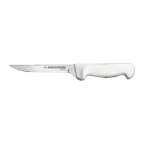 image of Dexter 316013 Boning Knife - 5" Flexible High-Carbon Steel Blade, White Plastic Handle
