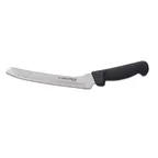image of Dexter 31606B Sandwich Knife, 8" Blade, Stainless Steel, Black Polypropylene Handle, NSF
