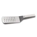 image of Dexter 31647 Stainless Steel Perforated Turner, 8" x 3" Offset Blade, PP Handle, NSF