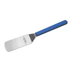 image of Dexter 31657H Stainless Turner, 8" Blade x 3" Width, 20" Overall, Blue Handle, NSF