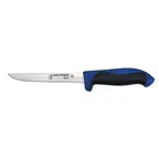 image of Dexter 36001C Boning Knife - 6" Stamped Blade, DEXSTEEL Steel, Blue Plastic Handle, NSF
