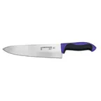 image of Dexter 36006P - 10" Stamped Chef Knife, Carbon DEXSTEEL Blade, Purple Handle, NSF