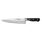 image of Dexter 38465 iCut Chef Knife, 8" Forged X50CrMOV15 Steel Blade, Black POM Handle, NSF