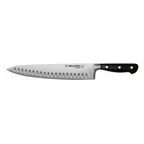 image of Dexter 38467 Chef Knife – 10" Forged X50CrMOV15 Steel Blade, Black POM Handle, NSF