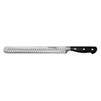 image of Dexter 38469 ICut-FORGE Slicer, 10" Forged X50CrMOV15 Steel Blade, Black POM Handle, NSF
